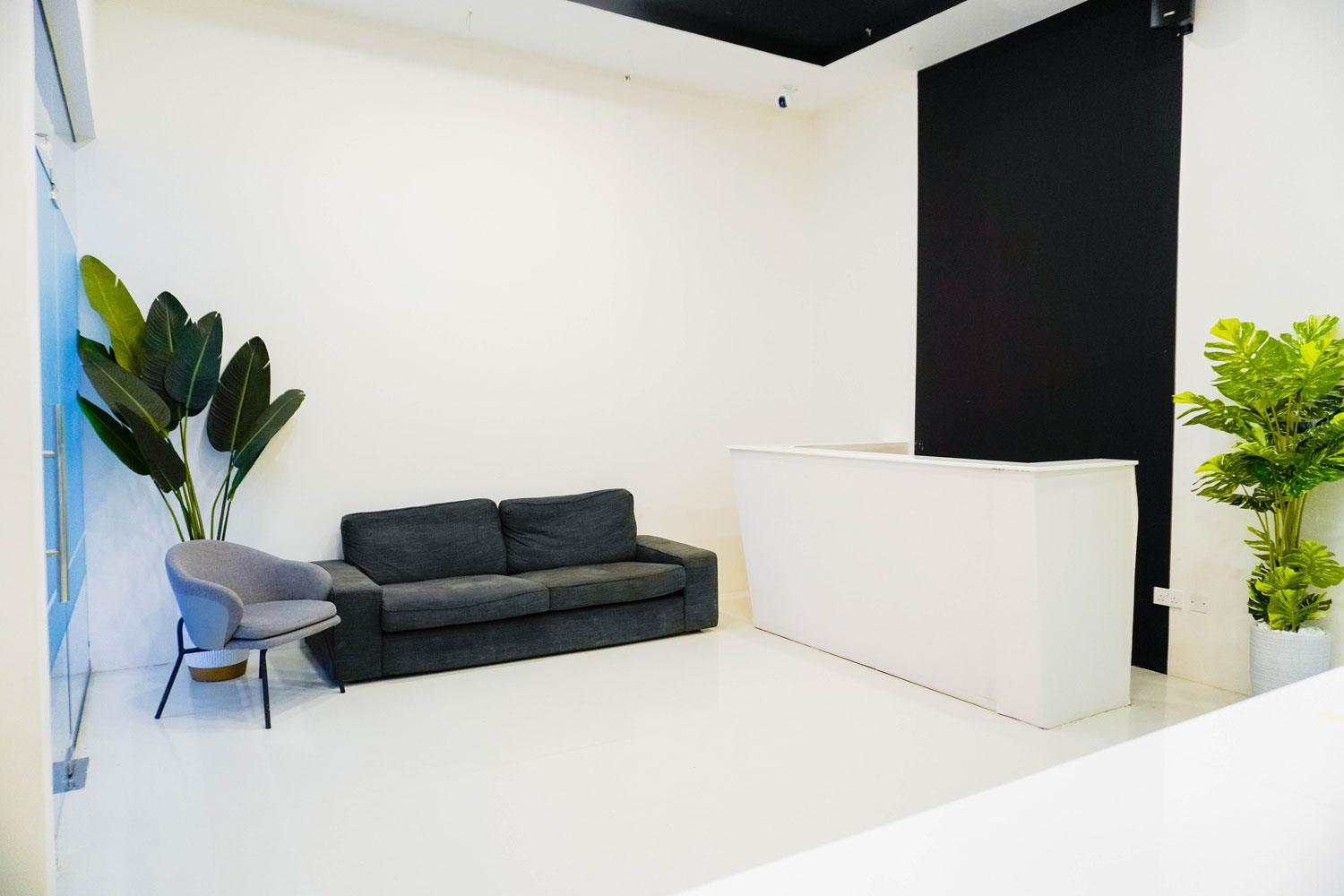 Main office lobby