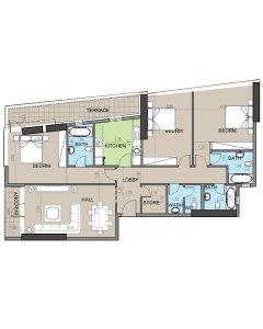 3 bedroom type a 1 1