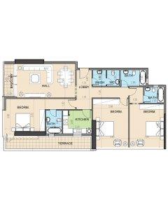 3 bedroom type a 2